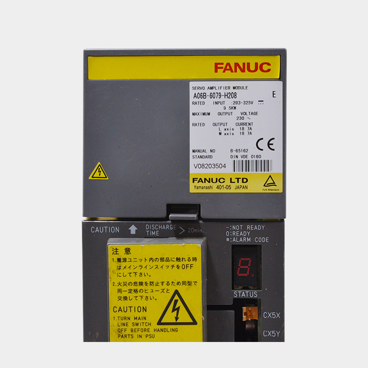 factory Outlets for Okuma Io - Japan original fanuc servo amplifier A06B-6079-H208 – Weite detail pictures